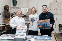 Елена Князева, Мария Зайцева и Константин Поляков-Ганди