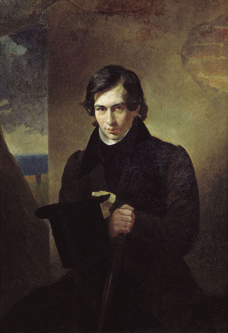 К. П. Брюллов. Портрет Н. В. Кукольника. 1836