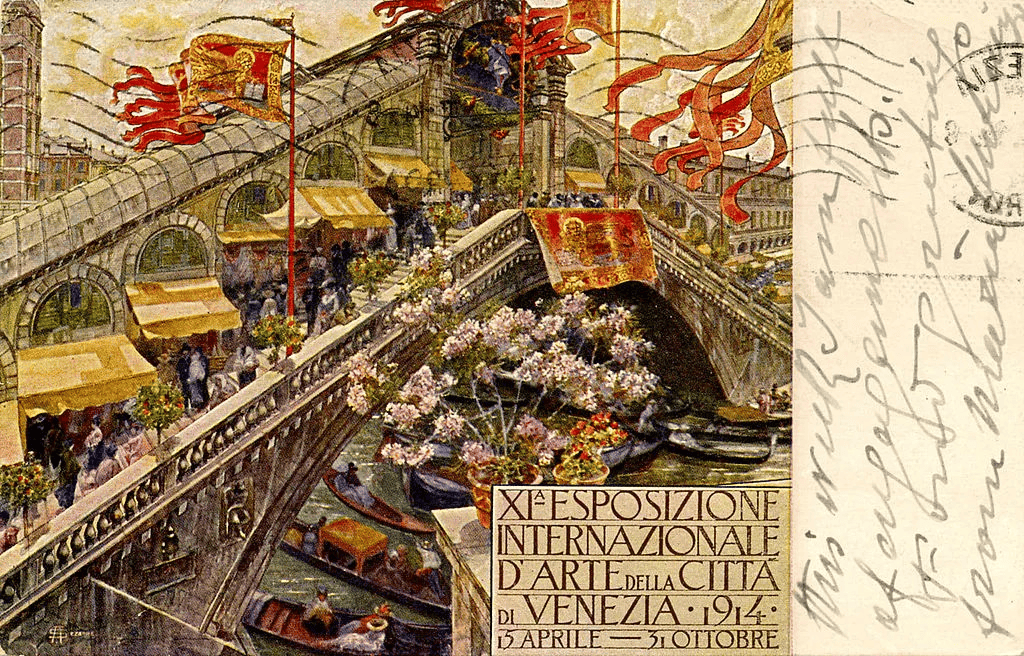 Афиша Венецианской биеннале, 1914